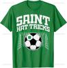 St Patricks Day Man T Shirt Soccer Saint Hat Tricks Pattys Men Boys Kids TShirt Trendy Cotton Outdoor Tops Summer Shortsleev