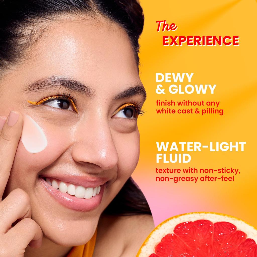 DOT & KEY C-vitamin + E Superljus Solkräm SPF 50 PA+++ Vattenlätt UVA UVB Blått Ljus 30G Förpackning med 1