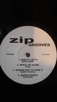 LP Record VARIOUS Zip Grooves 2 ZIP002 ZIP GROOVES US SoulFunk Used