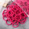 100/200PCS 4cm Elastic Hair Bands Candy Colors Hair Ties for Girls Chidren Headband Colorful Hair Accessories Headwear