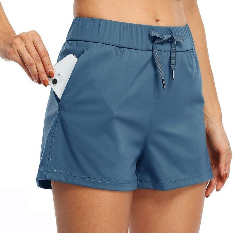 Spring and Summer New Sports Shorts Women Loose Breathable Lace-up Yoga Running Fitness Casual Shorts