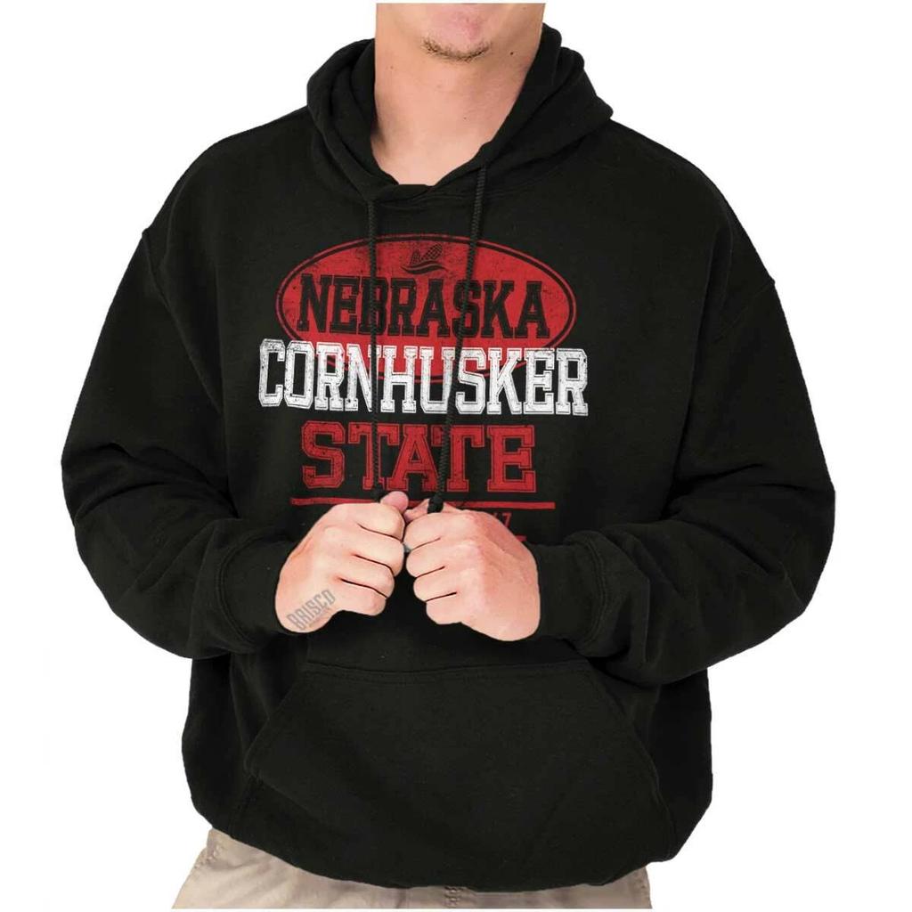 Nebraska Cornhusker State Souvenir NE Gift Hoodie Hooded Sweatshirt Men Women