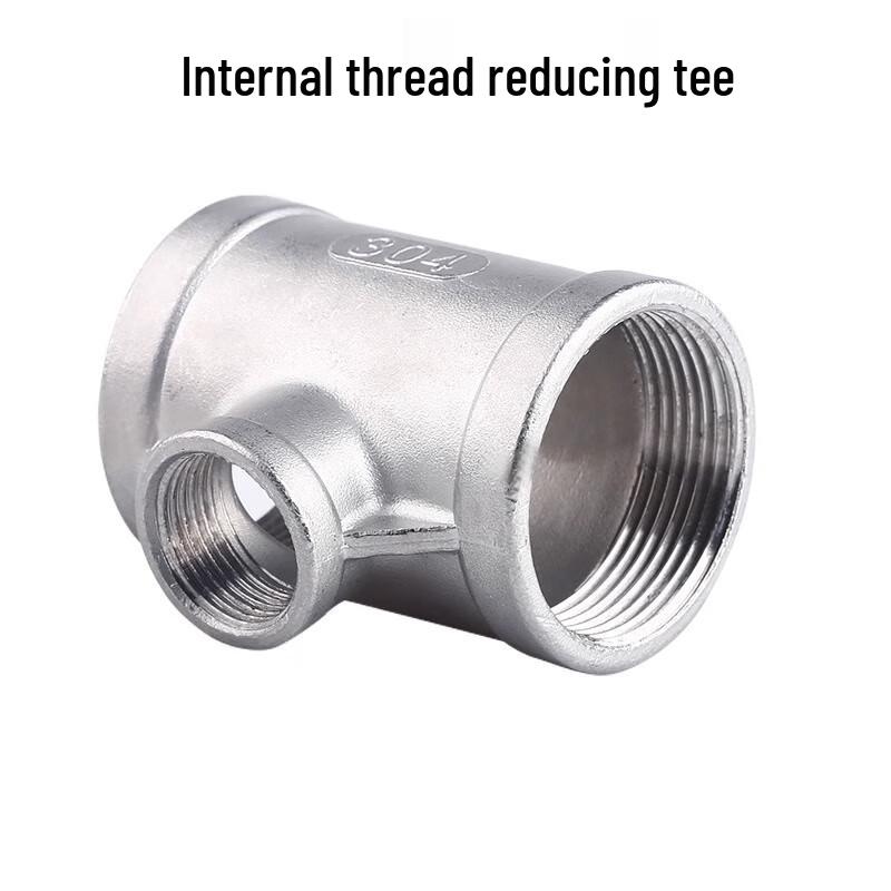 Langsai Zebor 304 Stainless Steel Reducing Female Thread Tee