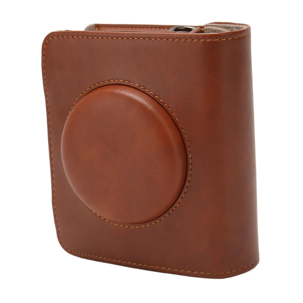 PU Camera Case Bag Removable Fashional Durable Retro Protective Case for Kodak Mini Shot 3 with Shou