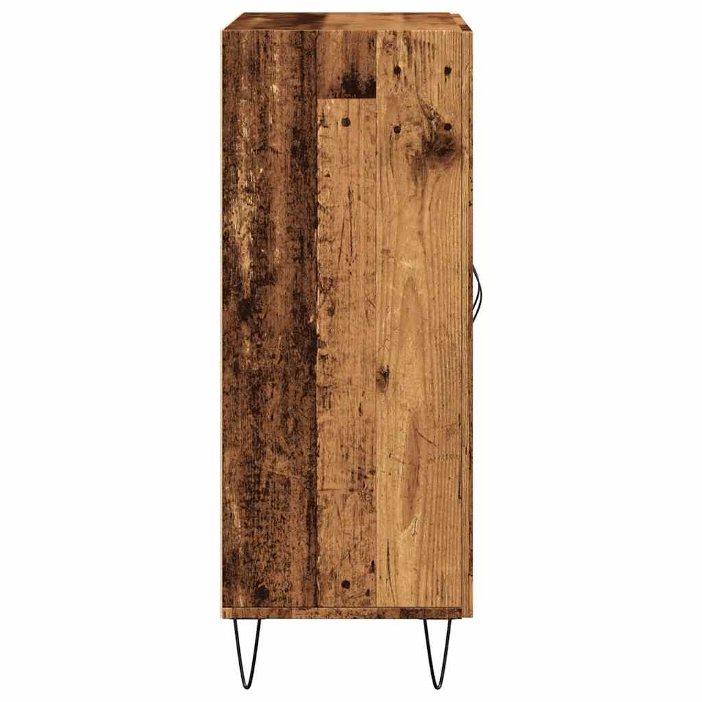 Sideboard with Reclaimed Wood Look 69.5 X 34 X 90 Cm Engineered Wood