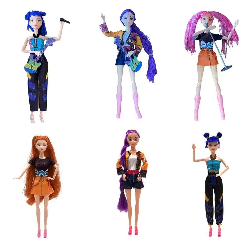 %%NEU Kpop Demon Hunters Actionfigur Rumi Mira Zoey Wunderschöne Prinzessin Babypuppen aus Kunststoff zum Selbermachen für Mädchen