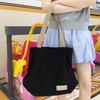 2025 new corduroy casual commuting Korean version shoulder bag fashionable retro trend large capacity portable tote bag
