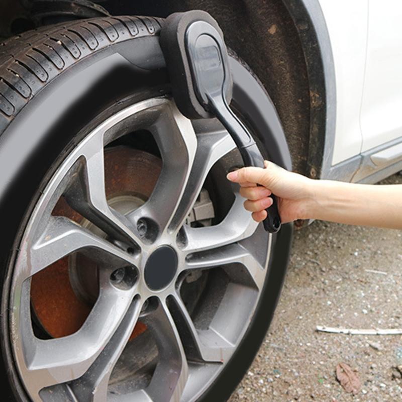 Car Care Premium Microfiber Applicators Sponges Brush Tire Shine Applicator
