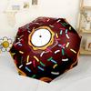 Chocolate Sprinkle Delight Automatic Umbrella with 8 Rib Compact Design for Outdoor Daily Use Fashion Lovers Stylish Gift for Women