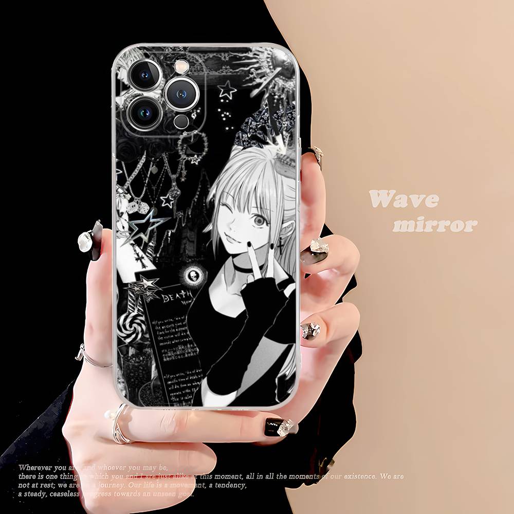 D-Death Note TPU Silicone Case For IPhone 11 12 13 14 15 16 17 Pro Max Shockproof Clear Back Cover
