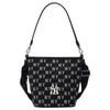 Cotton Bucket Bag , Crossbody Bag , Shoulder Bag Unisex Black (Unisex) Shoulder Bags