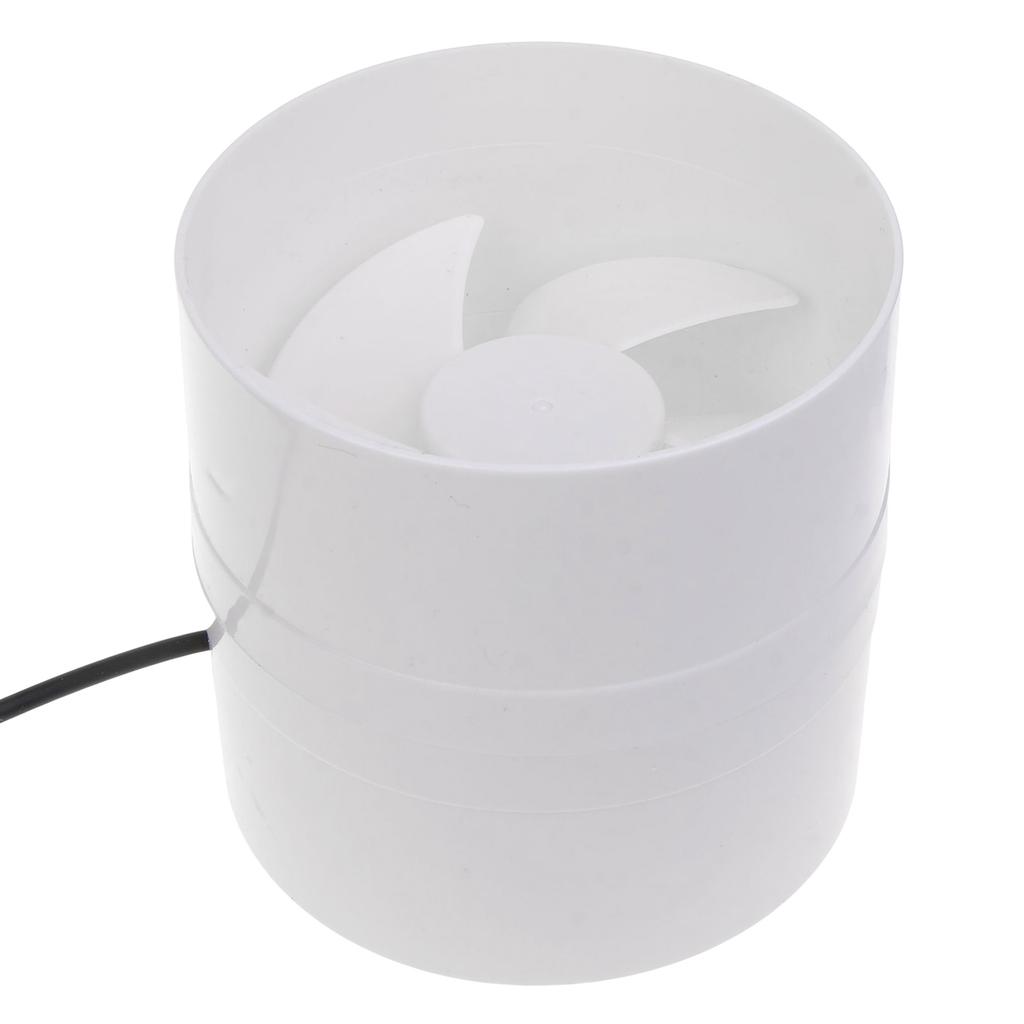 Low Noise 110mm 5W Duct Fan Exhaust Blower 12V Ventilation Fan for Bathroom Kitchen Chicken Coop Greenhouse & Warehouse