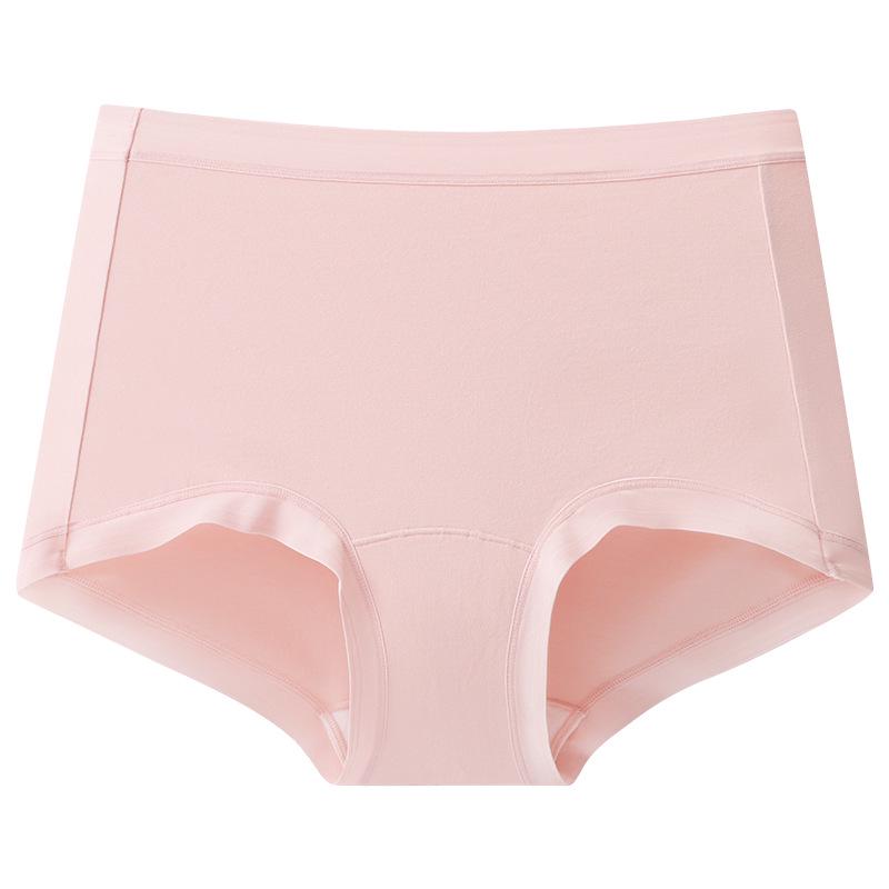 A-Grade Long-Staple High-Waisted Women's Cotton Briefs: Breathable, Soft, Antibacterial, Plus Size, Thin, Tummy Control, Extended Crotch.