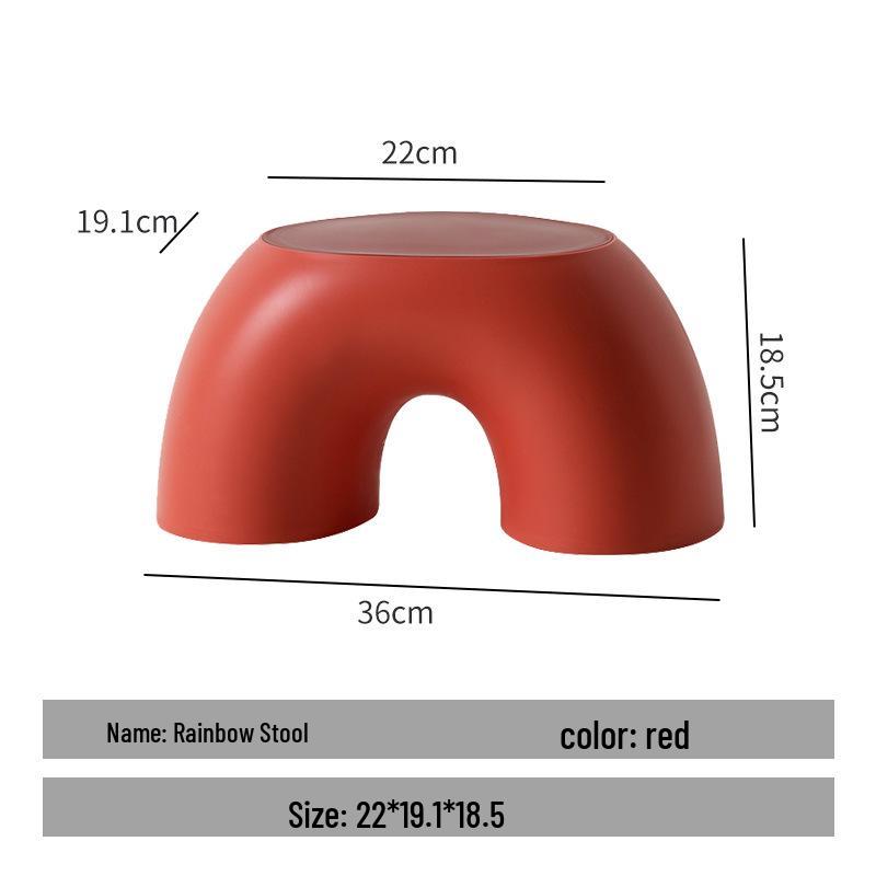 Plastic Stool for Kitchen, Living Room, Bathroom, or Kids' Room - Versatile and Sturdy for Household Use