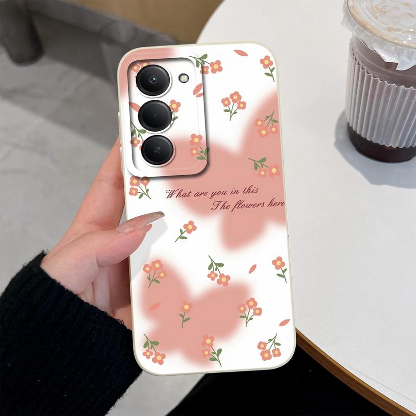 Premium Protective Case For Redmi 15 10 11 15C 12C 10C Note 14 Pro Plus 14S Beautiful Brown Leaf Patterns Liquid Silicone Phone Cover For Redmi Casing