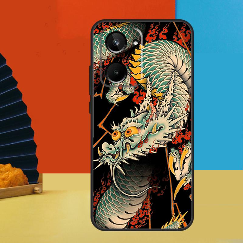 Chinese Style Crane Dragon For Realme GT7 Pro GT6 10 11 12 13 14 15 Pro Plus C55 C67 C63 C61 C53 C31 C65 C71 C75 Case
