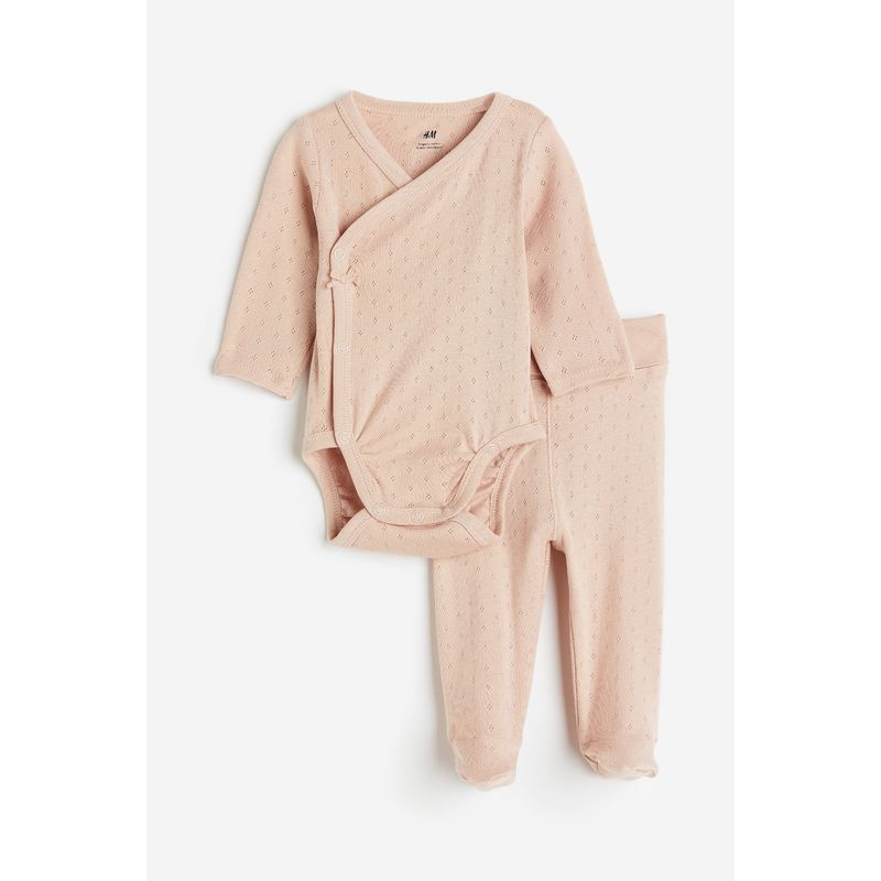 

Детская одежда HM Костюм для младенца (девушка) Летний комбинезон с длинным рукавом из двух частей, леггинсы, костюм для новорожденного 1195525