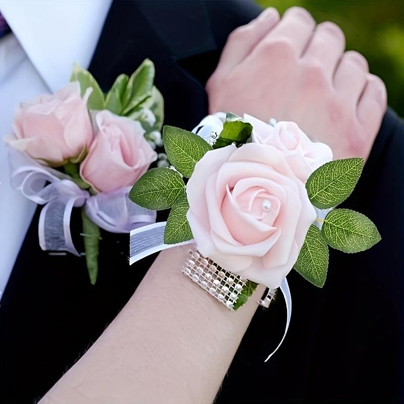 10-100pcs Simulated Rose Leaves, Artificial Green Fake Rose Flower Leaves DIY Wedding Bouquet Center Decoration Party Decoration