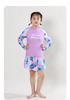 Girls' Plus Size Two-Piece Short-Sleeve Swimsuit - Extra Large, Quick-Drying Swimwear for Kids