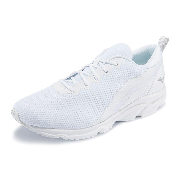 Mizuno Ezrun To Minimalist Solid Color Fabric Shock Absorbing Durable Breathable Rebound Low Top Running Shoes Unisex Sneaker White J1GC185501