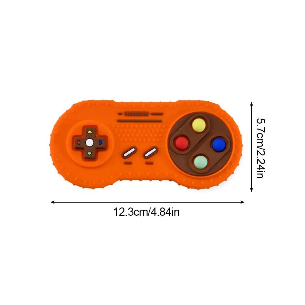 Non-Toxic Baby Silicone Teether Toys Remote Control Shape Teether Rodent Gum Pain Relief Teething Toy Kids Sensory Educational Healthcare