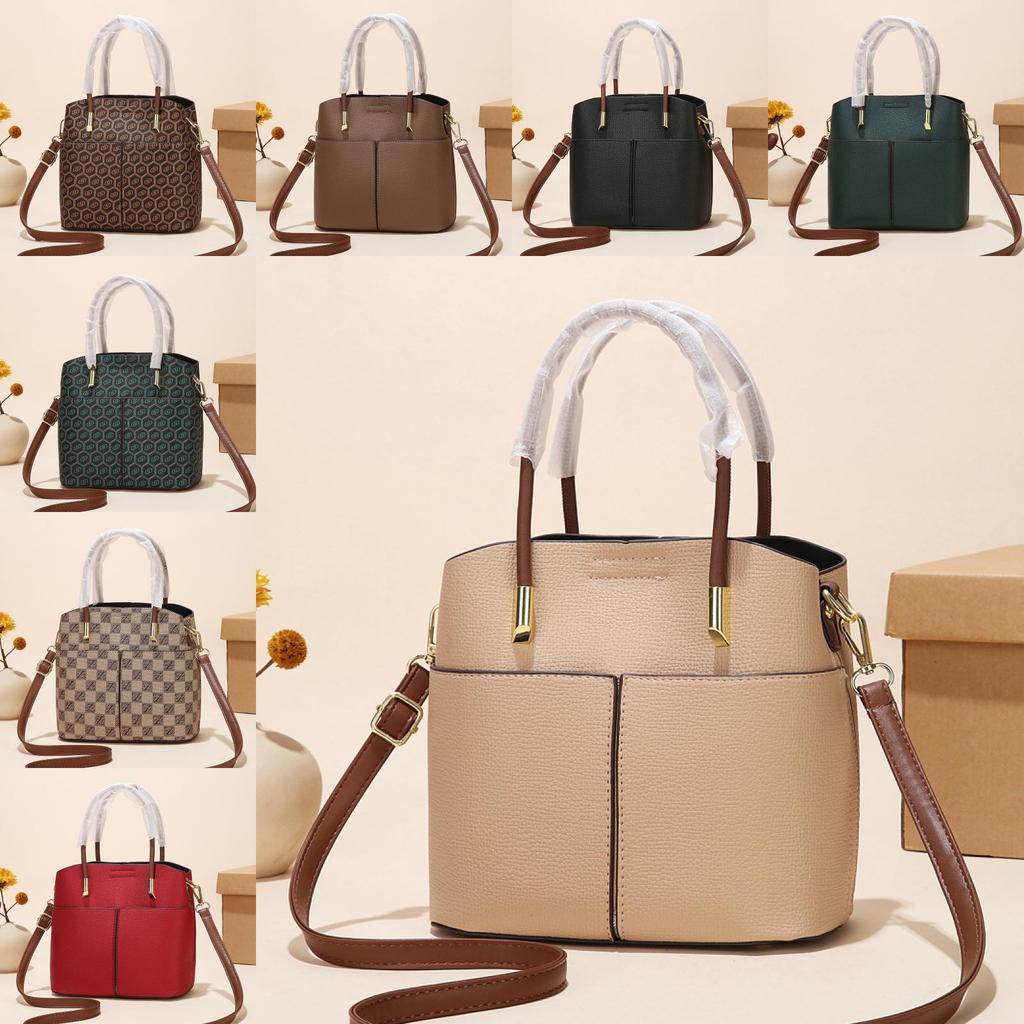 Medium Ladies Pu Tote With Inner Zipper Pocket And Splicing Details Chic Urban