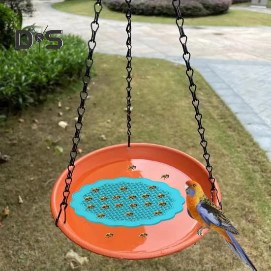 Schwimmende Bienenwasserstation, Schmetterlings-Bienen-Insektentränke zur Bestäuberfütterung, Bienenbad, Gartendekoration im Freien