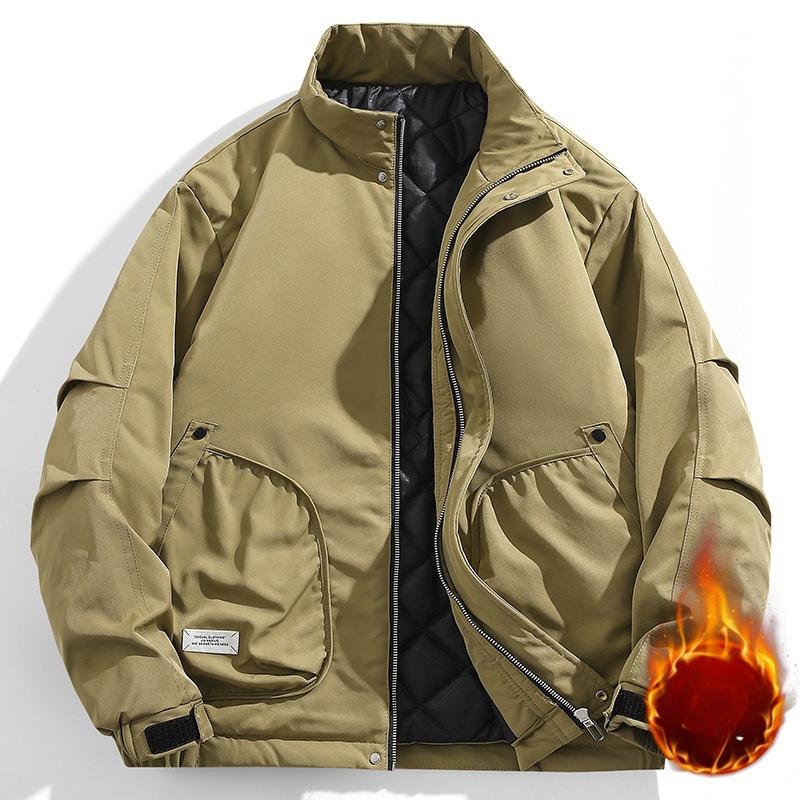 

Куртка большого размера мужская весенне-осенняя новая мужская куртка со стойкой воротником универсальная повседневная клип 8XL