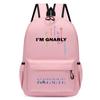 60123-13 Mochila Infantil KATSEYE Estampada Estudiante Escolar Impermeable