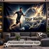 Arazzo da Appendere alla Parete Nome Personalizzato Modello Lionel Messi Tessuto Stampato Personalizzato Decorazione Murale