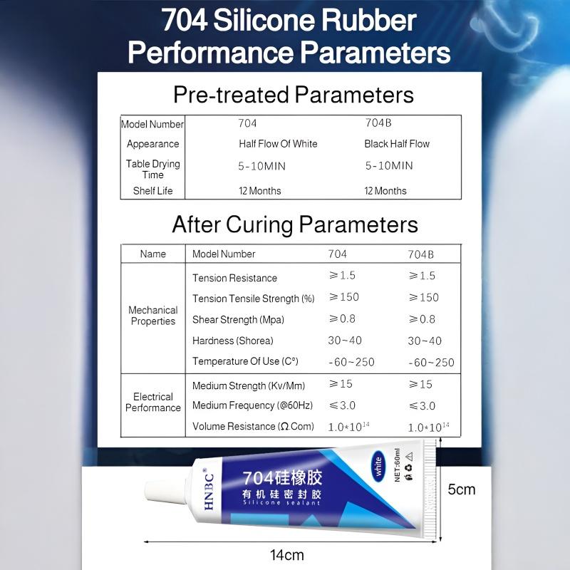 À prova d'água e à prova de umidade Selante de borracha de silicone Fixação de ligação de fios Lâmpadas LED Boa vedação