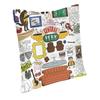 Funny Friends Collage Square Pillow Case Decoration TV Show Cushions Throw Pillow for Sofa Doublesided Printing