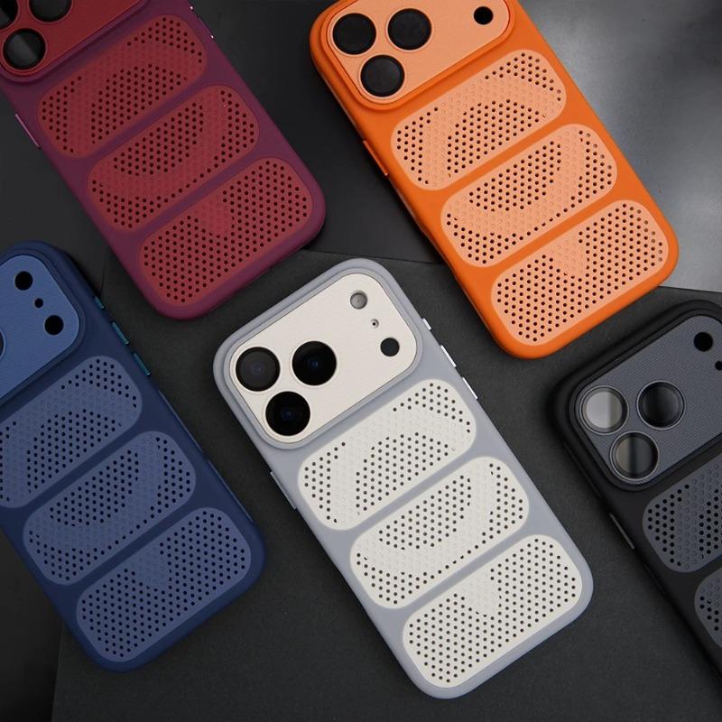 Heat Dissipation Magnetic Phone Case For iPhone 17 Pro Max Air 13 12 14 15 16 Plus For Magsafe Original Camera Protection Cover