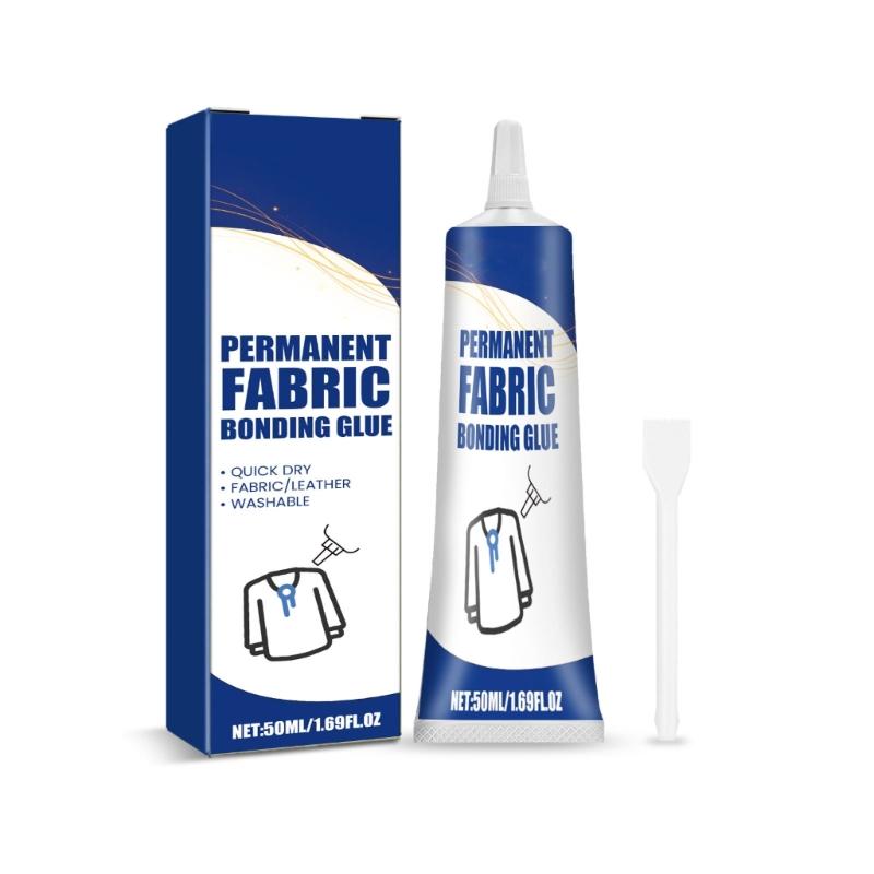 50ml Multifunctional Fabric Glues Washable Fabric Adhesive Waterproof Permanent Fabric Bonding Glues for Clothing Repair