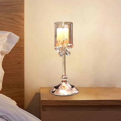 Candle Holder with Petal Design for Home Decor and Wedding