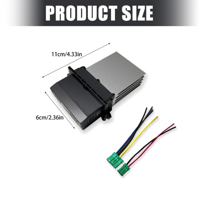 Universal Automotive HVAC Blower Resistor for Cars Quick Installation Design Optimized Electrical Conductivity 657165WM
