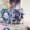 Game Genshin Impact Columbina Furina Focalors Arlecchino The Knave Cosplay Standing Plate Acrylic Figure Stand Accessories Props