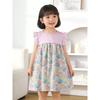 Childrens Summer Flower Print Aline Dress With Breathable Polyester For Toddler Girls