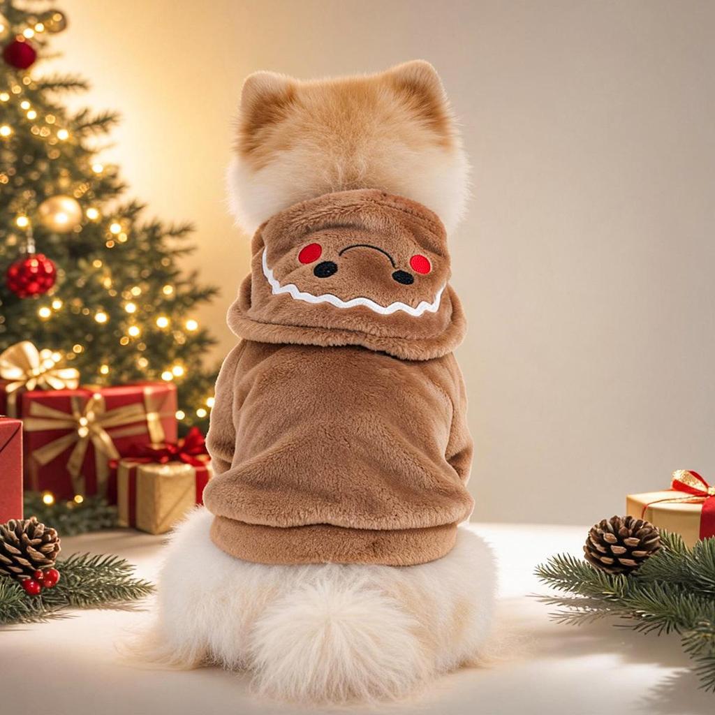 PETCIRCLE Autunno/Inverno Abbigliamento Caldo in Velluto per Animali Domestici - Collezione Cosplay per Cani e Gatti