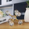 Modern Geometric High-end Minimalist Molecular Ornaments Home Decor Model Room Tea Table Wine Cabinet Desk Figurines Decoration