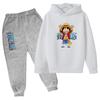 Nejprodávanější Kreslený Anime One Piece Luffy Zoro Dětský Jaro Podzim Harajuku Mikina Tepláky Set Kapsy Mikina Vrcholy