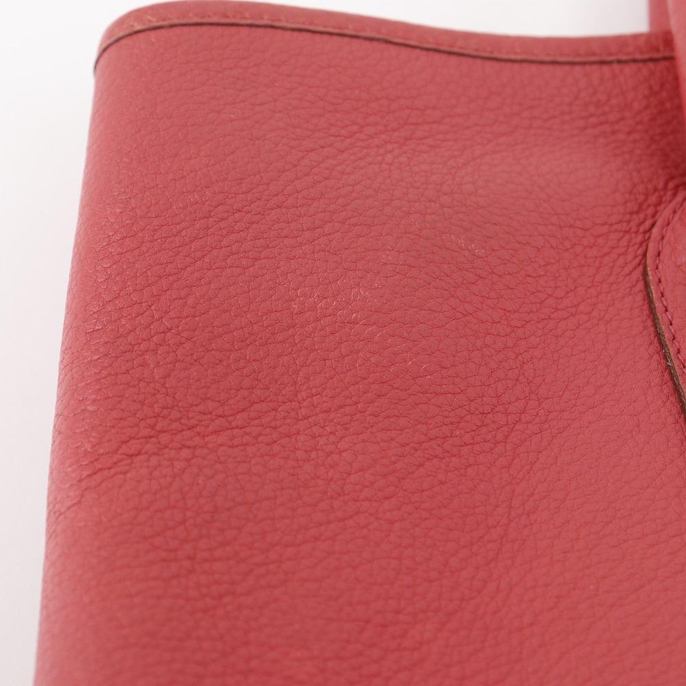 HERMES Garden party PM Tote Bag pink Negonda Women Used