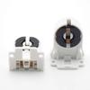 New T8 Fluorescent Light Socket Lamp Base AC100-250V Plastic Holder Light Base Suitable for T8 G13 LED bracket lamp P1