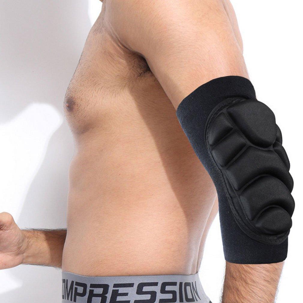 Ajaflowers Elbow Elbow Left and Right Elbow One Size Fits Martial Basketball Guards, Pads, Set, Protectors, All, Arts, Kickboxing, Skateboarding,