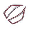 2 pcs ABS Exterior Car Leaf Panel Side Leaf Plate Air Vent Inlet Trim Covers For Jeep Wrangler JL 2018