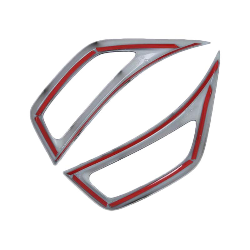 2 pcs ABS Exterior Car Leaf Panel Side Leaf Plate Air Vent Inlet Trim Covers For Jeep Wrangler JL 2018