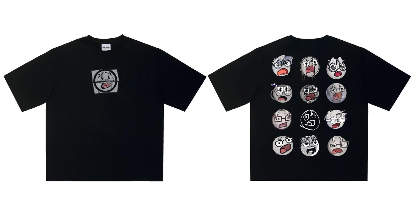 

Harajuku Oversized Streetwear Mens Tshirt Cartoon Drakeoffc Graphic Print Clothing Cotton Hip Hop Short Sleeve Top Goth Y2k Tee 4XL