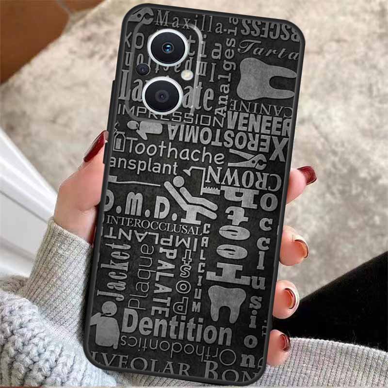 Zahnarzt Zahnärztin Krankenschwester Hülle Für OPPO Reno 3 4 5 6 7 8 Lite 2Z 4Z 5Z 8T OPPO Find X6 X5 Pro X2 Neo X3 Lite Case