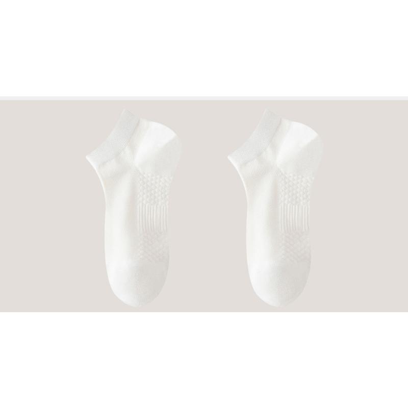 Summer Pure Cotton Boat Socks for Girls, Invisible Socks, Thin, Ultra-shallow, Sweat-absorbing and Non-dropping Cotton Short-sleeved Socks