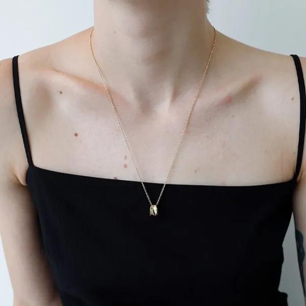 SAND DUNE NECKLACE (M) - GOLD